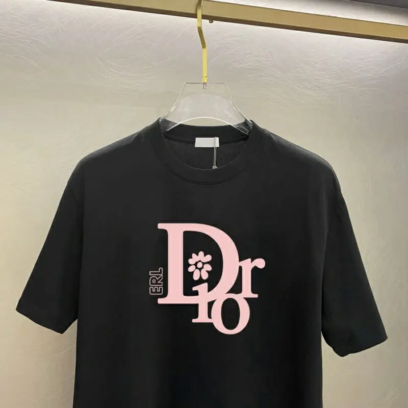 christian dior t-shirt manches courtes pour unisexe s_1242b222